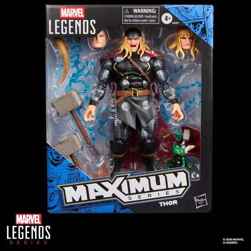Vista 2 de Marvel Legends Maximum Series Thor, Figura de acción coleccionable de Thor