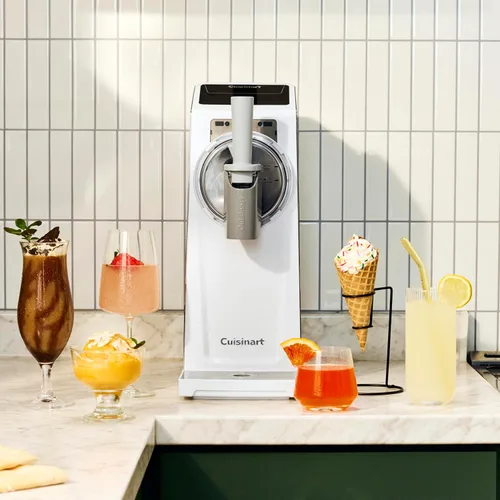 Vista 2 de Cuisinart Máquina para Hacer Slushies y Helado Suave 6 en 1, Máquina para Hacer Helados Hace Helado Suave, Granizados, Sorbetes y Más, Tecnología
