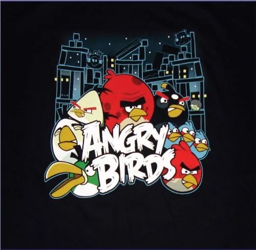 Vista 2 de Angry Birds Camiseta Conflict