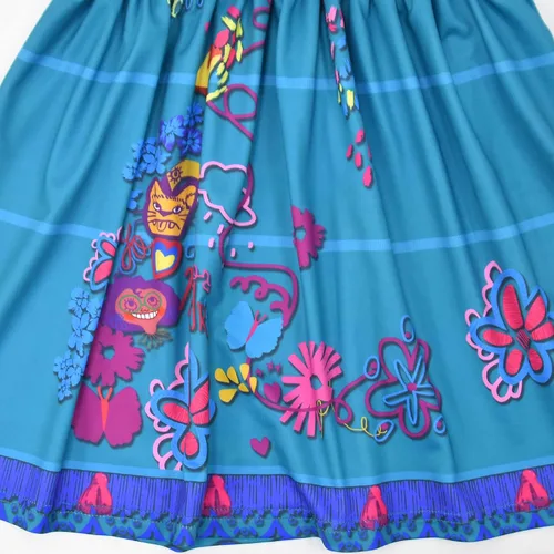Vista 3 de AOVCLKID Disfraz de princesa para niñas disfraz de cosplay Halloween disfraces de paty