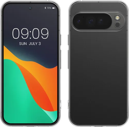 Vista 8 de kwmobile Funda compatible con Google Pixel 3a - Funda transparente suave delgada y flexible TPU Funda protectora para teléfono - Transparente