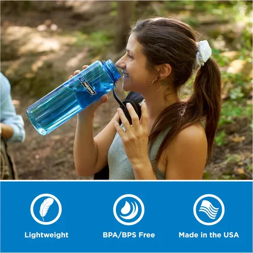 Vista 4 de Nalgene Sustain Tritan Botella de Agua sin BPA Fabricada con Material Derivado del 50% de Residuos Plásticos