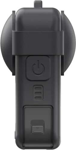 Vista 7 de Para accesorios DJI OSMO 360, funda de silicona + tapa de lente + funda protectora con cordón compatible con cámara de acción DJI OSMO 360