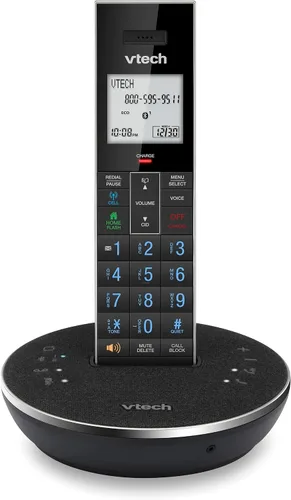 Vista 8 de VTech LS6405 - Accesorio para teléfono inalámbrico, plateado Requiere un sistema telefónico expandible de la serie VTech LS6425, LS6475, LS6426