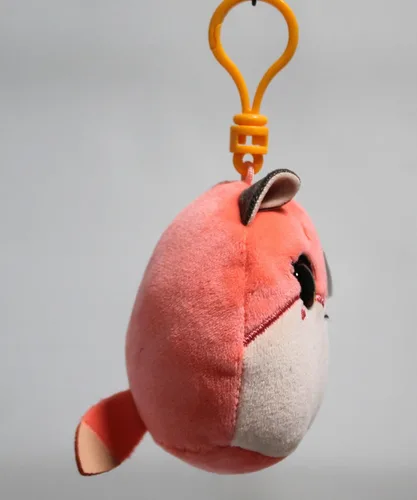 Vista 2 de Beanie Babies: Roxie Fox Pink Squish Clip