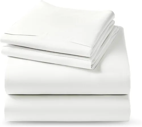 Vista 8 de Dormeo SnowTek - Juego de sábanas prémium de rayón de bambú refrescante, lujosamente suave, hipoalergénico, calidad de hotel con bolsillos profundos