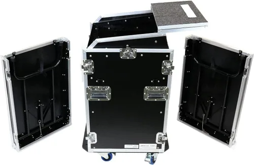 Vista 4 de DEEJAY LED DEEJAYLED 11U Slant Mixer Rack 16U VER (TBH11M16UCT2LT)