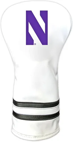 Vista 46 de Team Golf NCAA Blanco Vintage Cubierta para Cabeza de Conductor de Golf, Diseño Ajustado, Diseño Retro