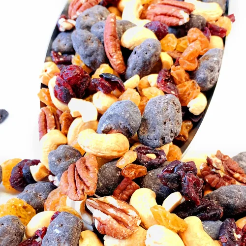 Vista 15 de NY SPICE SHOP Mezcla de frutos secos antioxidantes con frutos secos mixtos, bocadillos saludables para adultos y niños - Paquetes de bocadillos