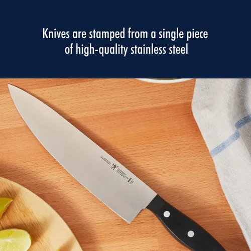 Vista 5 de HENCKELS Statement Razor-Sharp - Juego de cuchillos de chef de 2 piezas, diseño alemán informado por más de 100 años de maestría, negro/acero
