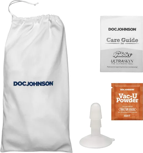 Vista 9 de Doc Johnson The Realistic Dildo - Consolador ULTRASKYN de 12 pulgadas con ventosa extraíble Vac-U-Lock - Consolador compatible con máquina F y arnés