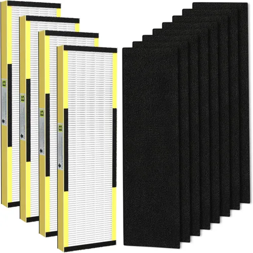 Vista 12 de Paquete de 3 filtros HEPA FLT4825 B de repuesto con prefiltros de carbón activado compatibles con purificador de aire AC4825 AC4300 AC4800 AC4900