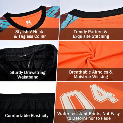 Vista 6 de LAIFU Camisetas de portero de fútbol personalizadas para jóvenes y adultos, con nombre y logotipo de número