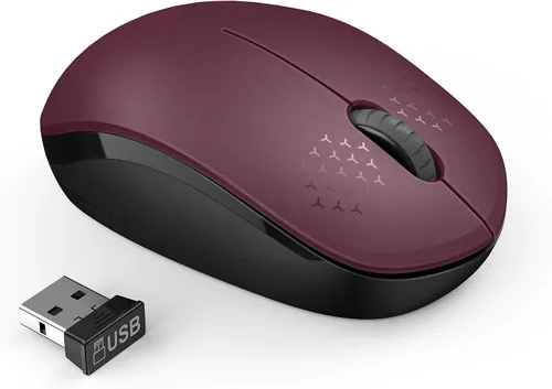 Vista 29 de Seenda - Ratón inalámbrico de 2.4G, con nanoreceptor USB, clic silencioso para computadora, portátil, PC, tableta, Mac - Negro