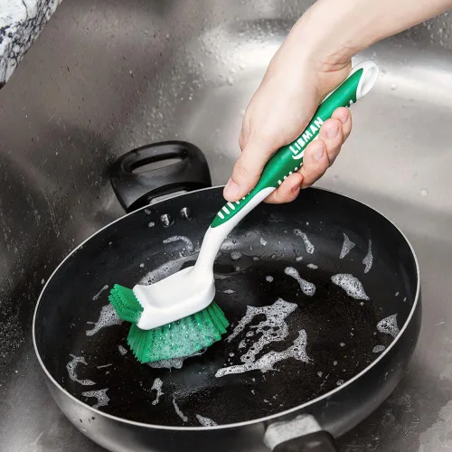 Vista 6 de Libman - Kit de cepillo para botellas y platos, cepillos de limpieza para uso en cocina, cepillo para pajilla, cepillos para fregar platos, cepillo