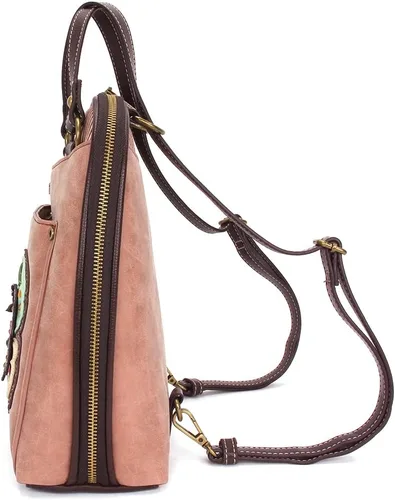Vista 7 de CHALA Mochila convertible - Bolso de hombro convertible para mujer con correa ajustable