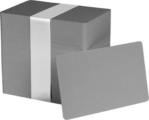 Vista 4 de Paquete de 100 tarjetas de PVC CR80 blancas 20 mil por easyIDea