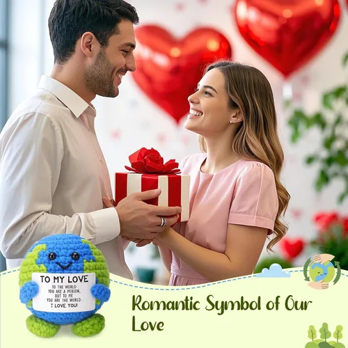 Vista 4 de Regalos para él, su novio, novia, a mi amor, aniversario de cumpleaños Tierra-amor