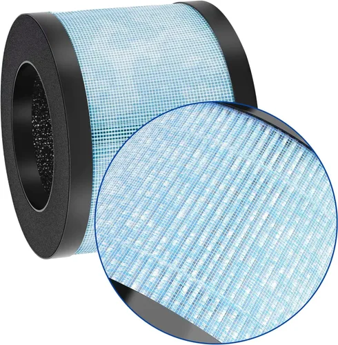 Vista 4 de HIFROM Paquete de 1 filtro de repuesto MK01, MK06 H13 True HEPA compatible con Aroeve MK01 MK06 MG01JH, Kloudi DH-JH01, Intelabe EPI080 EP1080