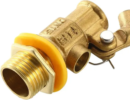 Vista 3 de uxcell Válvula de flotador de agua G1/2 DN15 Sensor automático de válvula de bola de flotador para bomba de tanque de agua 304 bola de acero