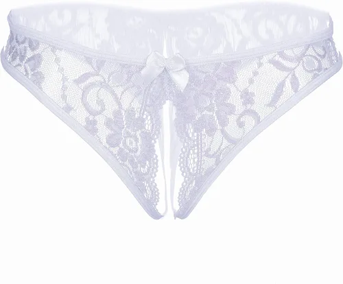 Vista 3 de Justgoo Womens Sexy G-String Lace Thongs Panties Underwear Low Rise T-Back Underpants