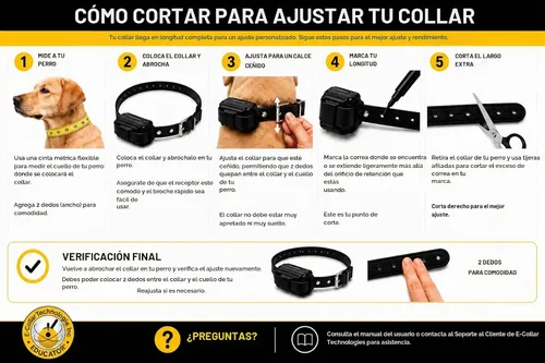 Vista 8 de E-Collar Educator EZ-900 - Collar de adiestramiento para perros con mando a