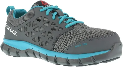 Vista 4 de Reebok Work RB044 - Cojín sublite para mujer, puntera de seguridad de aleación de trabajo, Azul