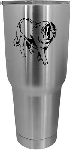 Vista 396 de Cairn Terrier - Vaso grabado con temática de perro, 30 onzas