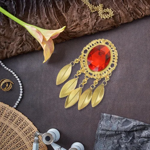 Vista 4 de 10 piezas de piedras preciosas colgante encanto con hojas doradas adorno gema colgante joyería brillante bolso encanto desmontable zapatos