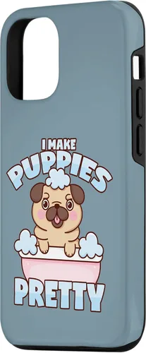 Vista 2 de iPhone 14 Dog Groomer Pug Dog Puppy Bath Dog Salon Case