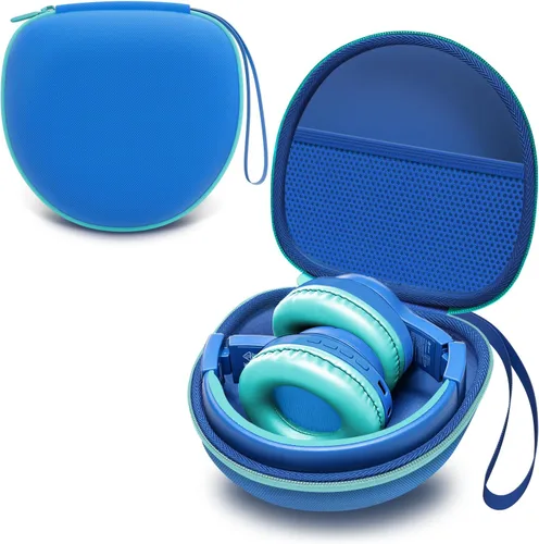 Vista 19 de Funda para auriculares plegables para niños, color negro (solo funda)