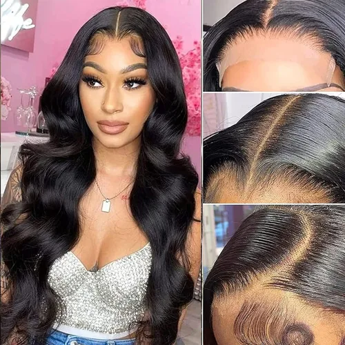 Vista 20 de Aaliweya Pelucas de cabello humano ondulado con cierre de encaje suizo real HD de 5 x 5 para mujer, densidad 15A, 200%, sin pegamento, con cordón
