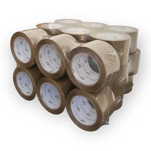 Vista 9 de Cinta de embalaje transparente resistente, 6 rollos de 2 pulgadas x 110 yardas (330 pies) por rollo de cinta de sellado de cartón para embalaje