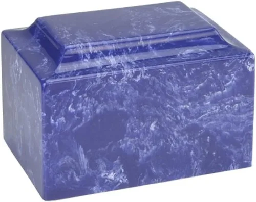 Vista 20 de Urna de cremación clásica de mármol cultivado de amatista para cenizas, morado, urna de cremación de tamaño adulto para cenizas humanas, entierro