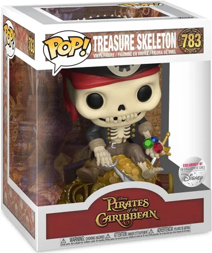 Vista 3 de Funko 48889 Pop! Disney: Piratas del Caribe - Esqueleto del Tesoro (Edición Especial) #783