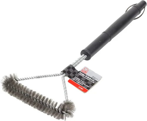 Vista 2 de Chef Craft Select - Cepillo para parrilla de barbacoa, 18 pulgadas, acero inoxidable/negro