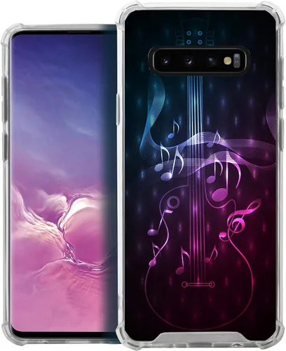 Vista 14 de CasesOnDeck - Funda compatible con Samsung Galaxy S10+ S10 Plus 6.4 pulgadas] S10+ Funda delgada, transparente y flexible de poliuretano