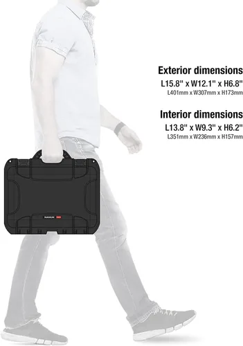 Vista 7 de Nanuk Estuche rígido impermeable 920 con inserto de espuma personalizado para DJI Ronin-S 3 Mini