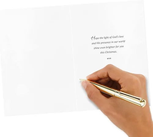 Vista 7 de Image Arts Surtido de tarjetas de Navidad religiosas en caja, paz en la tierra (4 diseños, 24 tarjetas con sobres)