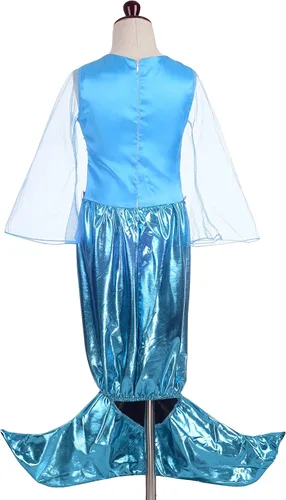 Vista 3 de Dressy Daisy Disfraces de princesa de sirena para niñas disfraz de Halloween talla 4-6