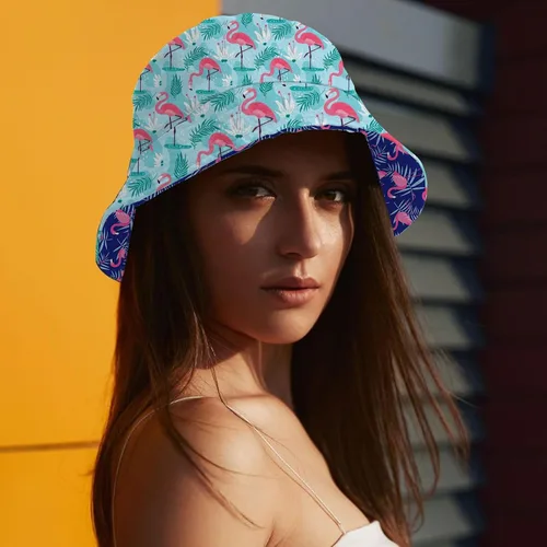Vista 6 de Sombrero de pescador para mujeres y hombres, unisex, plegable, para exteriores, sombrero de pescador
