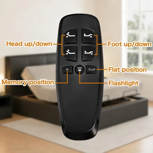 Vista 4 de Cama ajustable no universal Richmat HJH13D Control remoto de repuesto