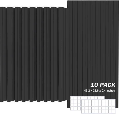 Vista 19 de Paneles de pared de piedra sintética 3D, 4 paneles de revestimiento de poliuretano para decoración de pared interior, textura de cemento más gruesa