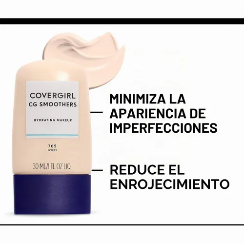 Vista 3 de Maquillaje líquido CoverGirl Smoothers, 1 onza