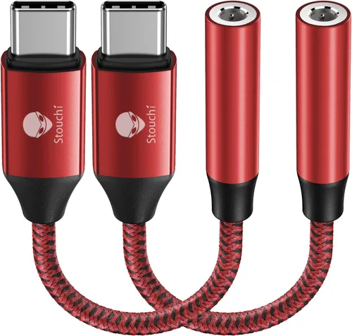 Vista 17 de Stouchi Adaptador USB C a 3,5 mm hembra, cable de conector de audio para auriculares tipo C Hi-Fi para iPhone 17/16/15, Pixel 9/8/7/6, iPad, Samsung