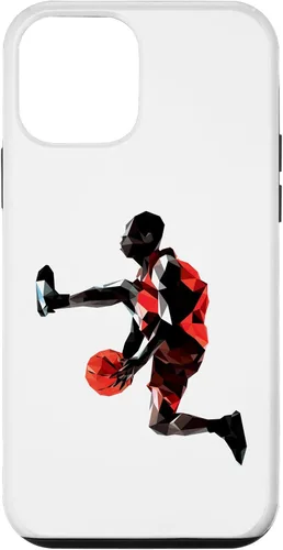 Vista 12 de Funda de baloncesto retro para iPhone 15 con diseño de jugador de baloncesto