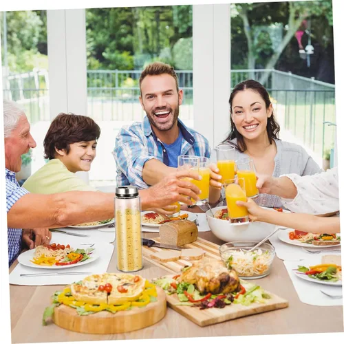 Vista 9 de Agitadores de acero inoxidable, tarros de condimentos de doble uso, fáciles de usar y limpiar para cocina y barbacoa (16.9 fl oz)