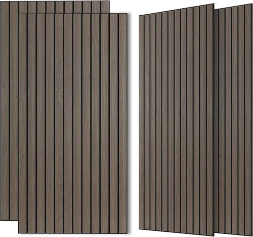 Vista 28 de Paquete de 4 paneles acústicos absorbentes de sonido, 47.2"x23.6" (47.2 x 23.6 pulgadas) paneles de amortiguación de sonido, paneles decorativos