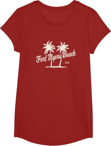 Vista 53 de Fort Myers Beach Florida Vintage 70s Palm Trees Graphic T-Shirt