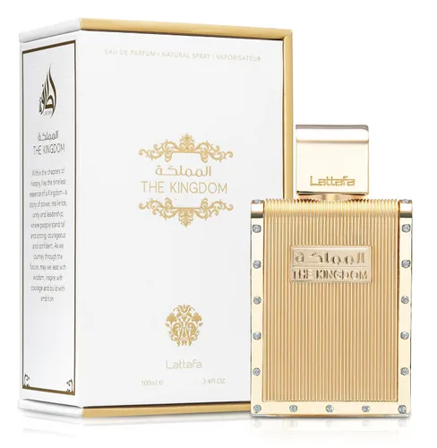 Vista 2 de Lattafa The Kingdom Eau De Parfum Spray para hombre, 3.4 onzas